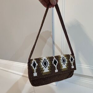 Beaded Free People Shoulder Bag
